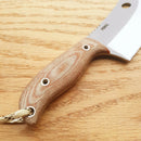 Condor Primal Cleaver Fixed Knife 4.13" 1095HC Steel Blade Micarta Handle 20114HC