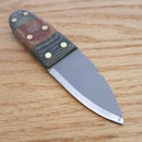 Condor Primitive Bush Dagger Fixed Knife 2.5" 1075HC Steel Blade Micarta Handle