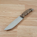 BPS Knives Bushcraft Fixed Knife 5" 5Cr14MoV Steel Full Blade Walnut Handle
