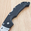 Cold Steel Large Voyager Folding Knife 4" AUS-10A Steel Blade Black Griv-Ex Handle
