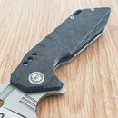Bestech Knives Shodan Folding Knife 3.88" S35VN Steel Blade Carbon Fiber/Titanium Handle