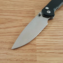 CJRB Pyrite Folding Knife 3.13" AR-RPM9 Steel Drop Point Blade Black G10 Handle