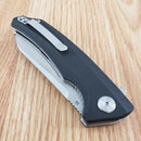 Bestech Knives TEXEL Folding Knife 3.25" D2 Tool Steel Blade Black G10 Handle