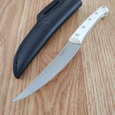 Condor Meatlove Fixed Knife 4.5" Satin 420HC Steel Blade White Micarta Handle