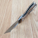 Bestech Knives Lizard Liner Folding Knife 2.5" D2 Tool Steel Blade Orange/Green G-10 Handle