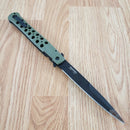 Cold Steel Ti-Lite Liner Folding Knife 6" AUS-8A Steel Blade Green ZY-EX Handle