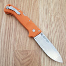 Cold Steel Ultimate Hunter Folding Knife 3.5" Satin S35VN Steel Blade Orange G10 Handle