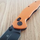 Bestech Knives Ronan B-Lock Folding Knife 3.25" 14C28N Stainless Steel Blade Orange G10 Handle