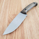BPS Knives Savage Fixed Knife 4.75" 1066 Carbon Steel Blade Oiled Walnut Handle