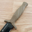 Smith & Wesson Boot Fixed Knife 3" Black Stainless Steel Blade Tan Rubber Handle