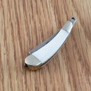 Rough Ryder Mini Folding Knife Stainless Razor Blade Mother Of Pearl Handle