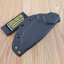 TOPS Lil Roughneck Knife 2.75" 5160 Steel Full Tang Blade Linen Micarta Handle