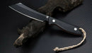 Artisan Cutlery Tomahawk 6.25" D2 Tool Carbon Steel Blade Black G10 Handle