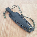 Case XX Harley Fixed Knife 3.75" Stainless Steel Dagger Blade Black G10 Handle