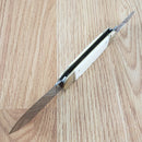 Marbles Sunfish Pocket Knife Stainless Steel Blades White Smooth Bone Handle