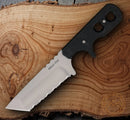 Cold Steel Mini Tac Fixed Knife 3.75" AUS 8A Steel Blade Black Griv-Ex Handle
