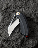 Bestech Knives Bihai Linerlock Folding Knife 2.13" 14C28N Steel Blade Black G10 Handle