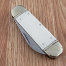 Marbles Sunfish Pocket Knife Stainless Steel Blades White Smooth Bone Handle