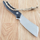 Artisan Cutlery Osprey Fixed Knife 3.75" D2 Tool Steel Blade Black/White G10