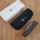 Civivi Cogent Folding Knife 3.5" 14C28N Sandvik Steel Blade Brown Micarta Handle