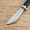 Marttiini Fixed Knife 4.12" 420 Steel Skinner Blade Black Textured Rubber Handle