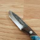 Condor Fixed Knife 2.32" 1095 Steel Blade Walnut/Reconstituted Turquoise Stone