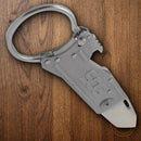 SOG Keytron Folding Knife 1.88" Satin Stainless Steel Blade Stainless Handle