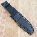 Cold Steel SRK Compact Fixed Knife 5" Black Tuff-Ex Coated SK5 Carbon Steel Clip Point Blade Dark Earth Kray-Ex Handle 49LCKDDEBK