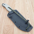 ESEE Model 5 Tactical Fixed Knife 5.25" 1095HC Steel Blade Canvas Micarta Handle 5PTG