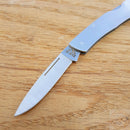 Case XX Executive Lockback Folding Knife 2.25" Stainless Blade Stainless Handle