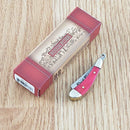 Rough Ryder Mini Folding Knife 1" Stainless Steel Razor Blade Smooth Bone Handle