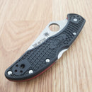 Spyderco Delica 4 Folding Knife 3" Part Serrated VG-10 Steel Blade FRN Handle