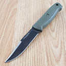 Condor Bushglider Fixed Knife 4.25" 1095HC Steel Full Blade OD Green Polypropylene Handle