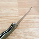 Artisan Eagle Liner Folding Knife 3.63" D2 Tool Steel Blade Green G10 Handle
