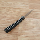 CJRB Pyrite Folding Knife 3.13" AR-RPM9 Steel Drop Point Blade Black G10 Handle
