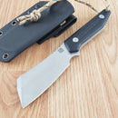 Artisan Cutlery Osprey Fixed Knife 3.75" D2 Tool Steel Blade Black/White G10