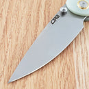 CJRB Small Feldspar Linerlock Folding Knife 3" D2 Tool Steel Blade G10 Handle