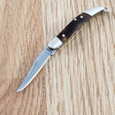 Rough Ryder Mini Toothpick Folding Knife 440 Steel Blade Imitation Tortoise Shell Handle