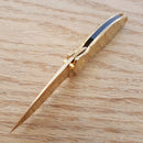Kershaw Chive Assisted Folding Knife 2" 420HC Steel Blade Gold Stainless Handle