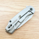 Kershaw Valve Framelock Folding Knife 2.25" 4Cr14 Steel Blade Bead Blast Finish Stainless Handle