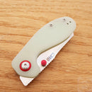 CJRB Maileah Linerlock Folding Knife 2.38" AR-RPM9 Stainless Steel Blade Jade G10 Handle