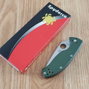 Spyderco Tenacious Linerlock Folding Knife 3.38" 8Cr13MoV Steel Blade G10 Handle