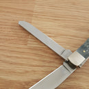 Case XX Trapper Pocket Knife Chrome Vanadium Carbon Steel Blades Jigged Bone Handle