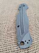 Flytanium Black Linen Micarta Lotus Handle Scales For Spyderco Paramilitary 2