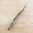 Kershaw Leek Assisted Folding Knife 3" Damascus Steel Blade Stainless Handle