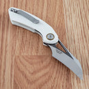 Bestech Knives Bihai Linerlock Folding Knife 2.13" 14C28N Steel Blade White G10 Handle