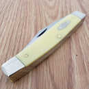 Case XX Large Stockman Pocket Knife Carbon Steel Blades Yellow Synthetic Handle