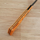 Cold Steel Large Luzon Folding Knife 6" 8Cr13MoV Steel Blade Orange GFN Handle