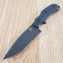 Bastinelli R.E.D. V2 Fixed Knife 4" N690 Steel Full Tang Blade Black G10 Handle