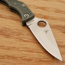 Spyderco Ladybug 3 Lockback Folding Knife 1.88" VG-10 Steel Blade Green FRN Handle